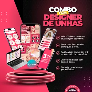 Imagem de capa para o Curso online Combo para Designer de Unhas