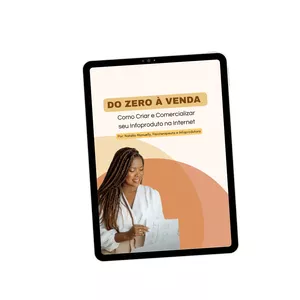 Imagem de capa para o Ebook DO ZERO À VENDA - Passo a passo de como criar e vender seu infoproduto