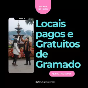 Imagem de capa para o Ebook Ebook de Locais Gratuitos + Locais pagos com valores