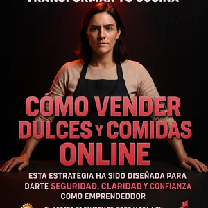 Imagem de capa para o Ebook Cómo vender dulces y comida online: una guía completa para convertir tu negocio de cocina en un negocio rentable