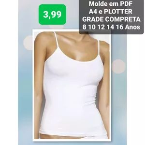 Imagem de capa para o Ebook Molde em PDF Blusa de Alcinha