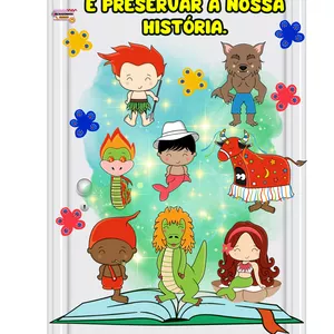 Imagem de capa para o Ebook 🌈Painel porta Folclore