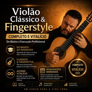 Violão Clássico e Fingerstyle - Do Básico à Execução Profissional