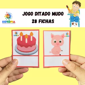 Imagem de capa para o Ebook Jogo Pedagógico - Ditado mudo