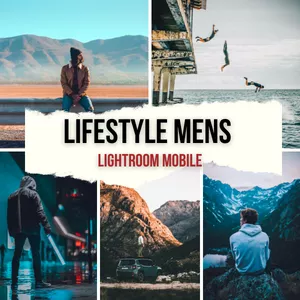 Imagem de capa para o Curso online Lifestyle Mens Lightroom Mobile