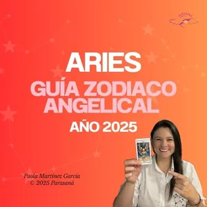 Imagen de portada para Curso online Guía Zodiaco Angelical Parasaná ARIES 2025 