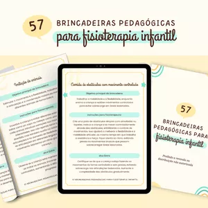 Imagem de capa para o Curso online 57 Brincadeiras Pedagógicas para Fisioterapia Infantil