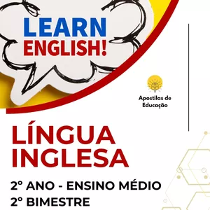 Imagem de capa para o Ebook Língua Inglesa 2º Ano 2º Bimestre (Ensino Médio) - Apostila com Planos de Aula