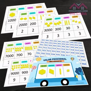 Imagem de capa para o Ebook Varal dos Números – Valor Posicional