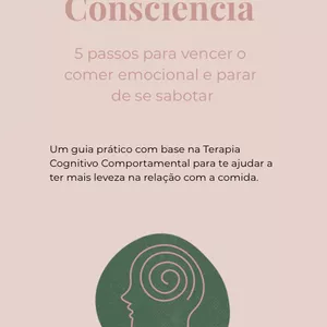 Imagem de capa para o Ebook Guia Prático de Terapia Cognitivo-Comportamental para uma Alimentação Consciente