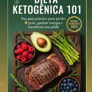 Imagem de capa para o Ebook 📘 Dieta Cetogênica 101 – Guia Completo Para Emagrecer e Ter Mais Energia