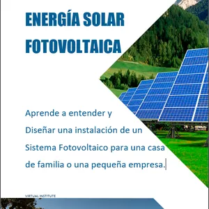 Imagen de portada para Ebook Curso de Energía Solar Fotovoltaica