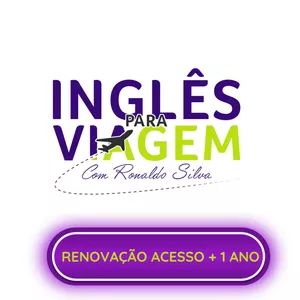 Imagem de capa para o Curso online INGLÊS PRA VIAGEM + 1 ANO 