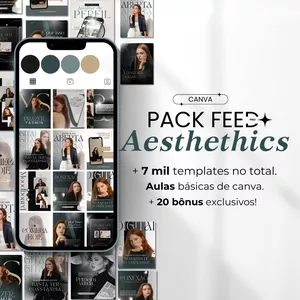 Pack canva | Feed Aesthetics 