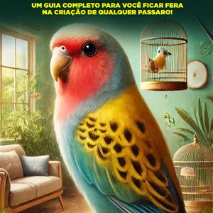 Imagem de capa para o Ebook Cuidando dos Seus Pássaros – O Guia Completo para Criadores e Amantes de Aves