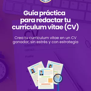 Imagen de portada para Ebook Guía práctica para redactar tu currículum vitae (CV)