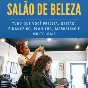 Imagem de capa para o Ebook Salão de Beleza - Gestão Descomplicada