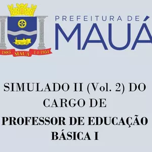 Imagem de capa para o Ebook Simulado II (vol. 2) PEB I de Mauá 2026