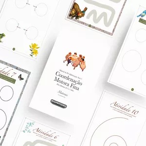 Imagem de capa para o Ebook Material de Coordenação Motora Fina Nível 1 - Pais &amp; Professores