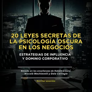 Imagen de portada para Ebook Psicología Oscura en los Negocios: Tácticas de Manipulación y Persuasión para Lograr el Éxito