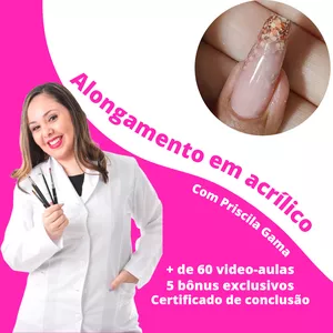 Curso Curso Alongamento em Acrílico lucrativo
