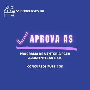 Imagem de capa para o Curso online Programa de Mentoria para Assistentes Sociais - APROVA AS