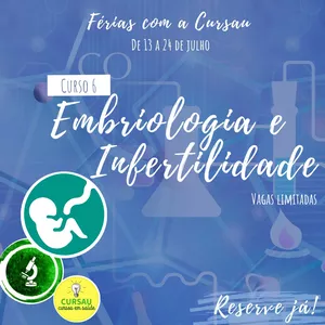 Imagem de capa para o Curso online Curso de Férias: Embriologia e infertilidade