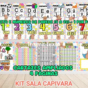 Imagem de capa para o Ebook KIT SALA CAPIVARA 