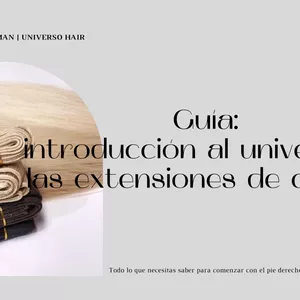 Imagen de portada para Ebook  introducción al universo de las extensiones de cabello