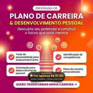 Imagem do curso CARREIRA & DESENVOLVIMENTO PESSOAL