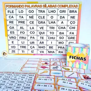 Imagem de capa para o Ebook FORMANDO PALAVRAS SÍLABAS COMPLEXAS.