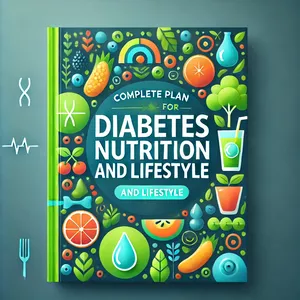Cover image for Ebook  "Complete Diet and Lifestyle Plan for Diabetes"