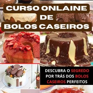 Curso Curso de Bolos Caseiros passo a passo