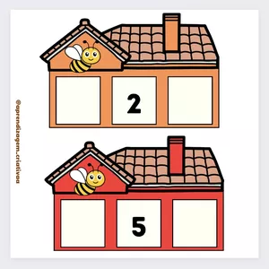 Imagem de capa para o Ebook Casinha dos números 