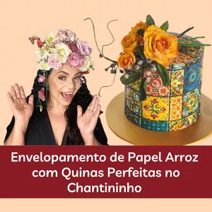 Imagem de capa para o Curso online Envelopamento de Papel Arroz  com Quinas Perfeitas no Chantininho 