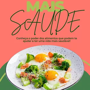 Imagem de capa para o Ebook Mais saúde pra você e sua família 
