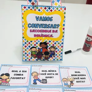 Imagem de capa para o Ebook Sacolinha da dinâmica volta às aulas 