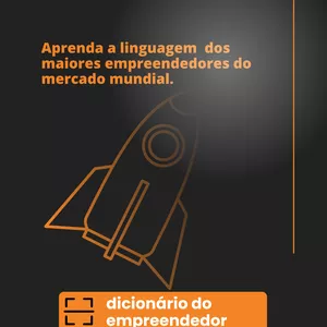 Imagem de capa para o Ebook Aprenda a linguagem dos maiores empreendedores do mercado mundial.
