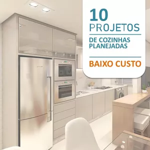 Imagem de capa para o Ebook 10 Projetos de Cozinhas planejadas de baixo custo
