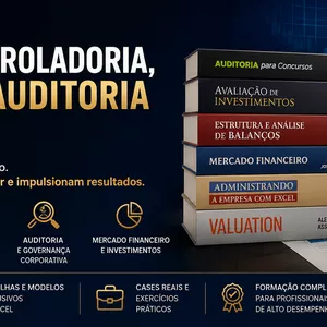 Imagem do curso CURSO COMPLETO DE FINANÇAS, CONTROLADORIA, VALUATION E AUDITORIA EMPRESARIAL