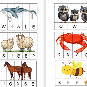 Cover image for Ebook Puzzle Animals