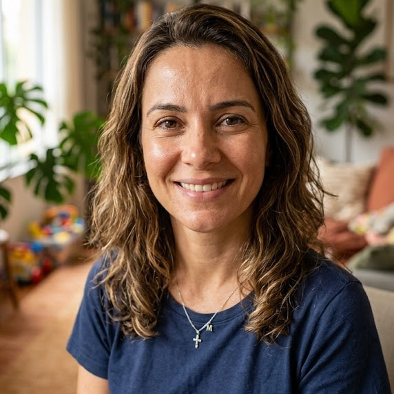 Juliana Soares  — Mãe do Pedro (6 anos) e da Alice (8 anos)