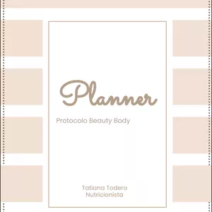 Imagem de capa para o Ebook E-Planner Beauty Body