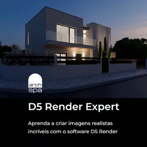 Imagem de capa para o Curso online E-Book D5 Render Expert - Português