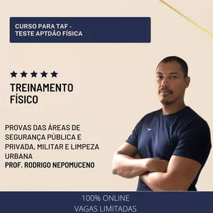 Imagem do curso TAF - Teste de Aptidão física (ganhe um "apto" no seu teste físico)
