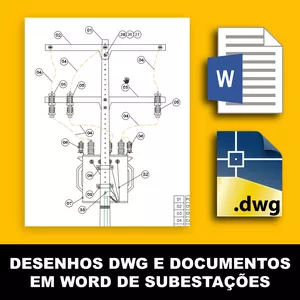 Imagem de capa para o Curso online Desenhos DWG e Documentos em Word de Subestações 