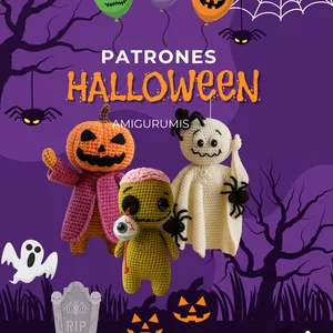 Imagen de portada para Ebook Combo Halloween Amigurumis