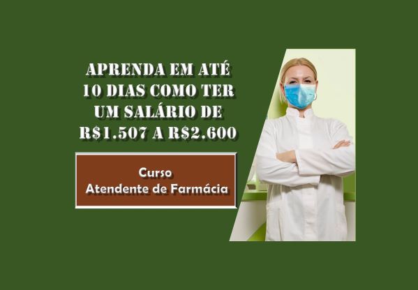 Imagem de  Curso a Distância Atendente de Farmácia criado por TECNES EAD na hotmart