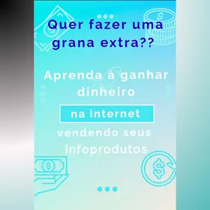 Imagem de capa para o Ebook Renda extra com infoprodutos