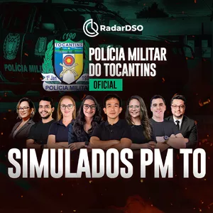 Imagem de capa para o Curso online RadarDSO Simulado PM TO - Oficial (pós-edital)